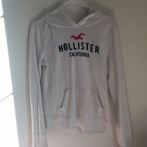 White Hollister Hoodie